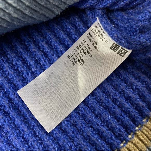 Uniqlo Marni Collab Knitted V-Neck Long-Sleeve Sweater Wool Blend Women’s Sz XL - Picture 5 of 11